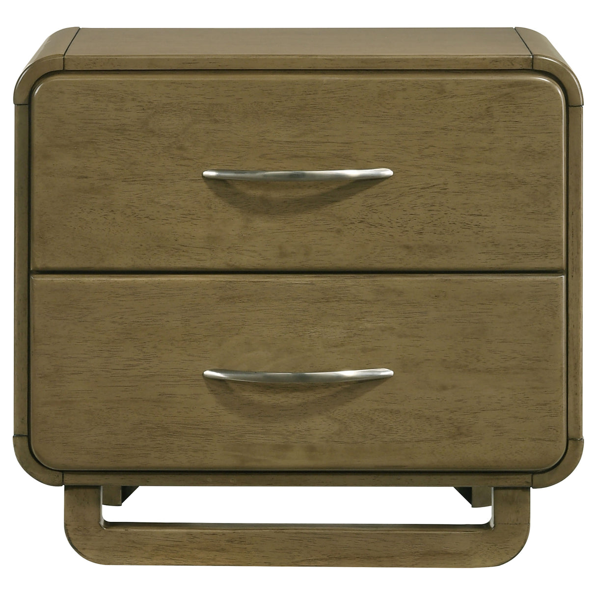 Amsbury Nutmeg 2-Drawer Nightstand Bedside Table