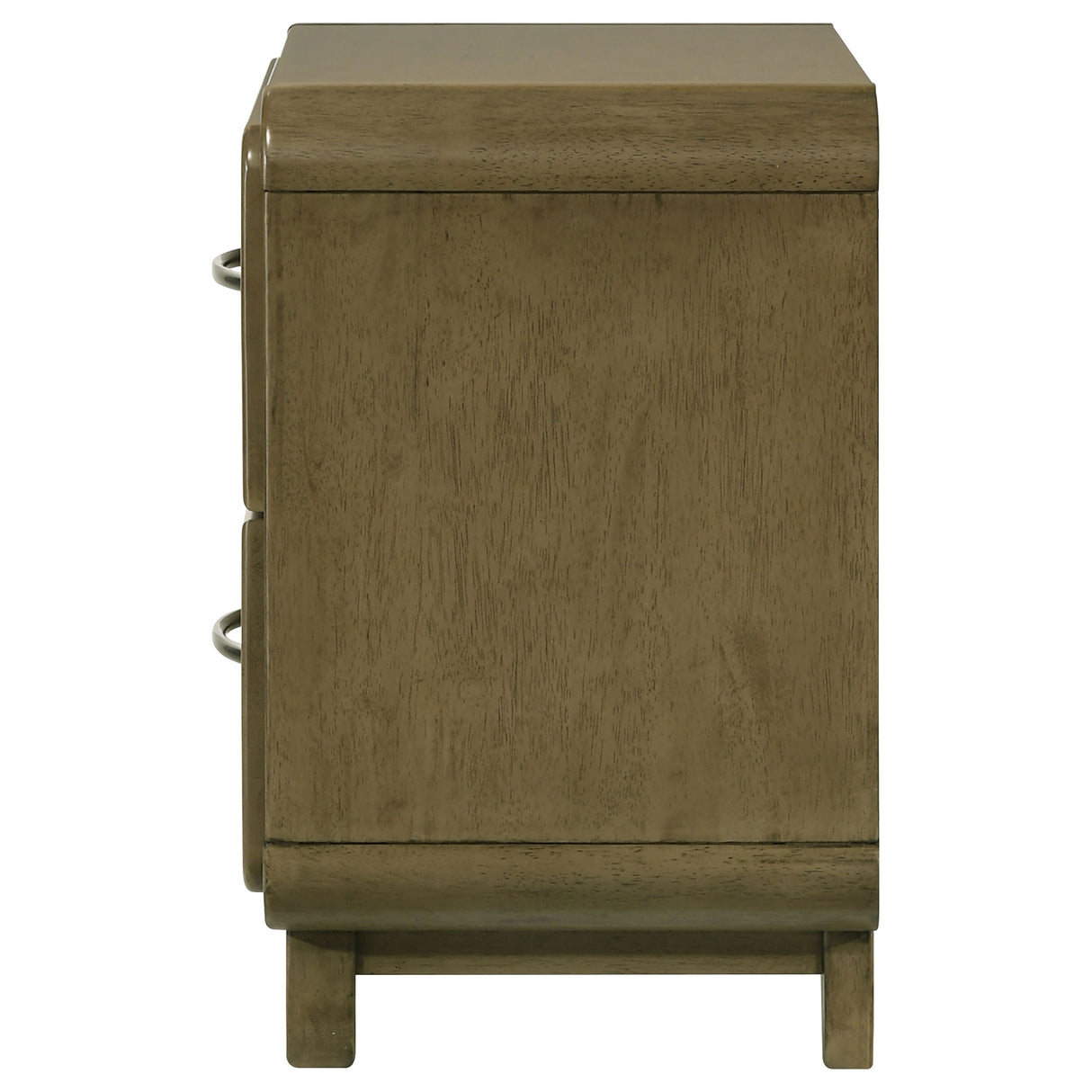 Amsbury Nutmeg 2-Drawer Nightstand Bedside Table