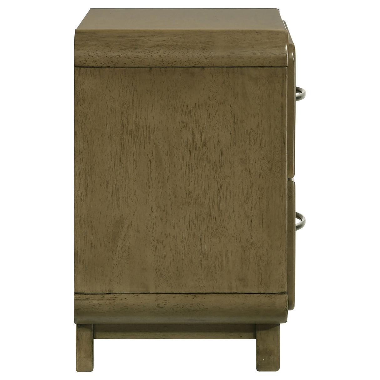 Amsbury Nutmeg 2-Drawer Nightstand Bedside Table
