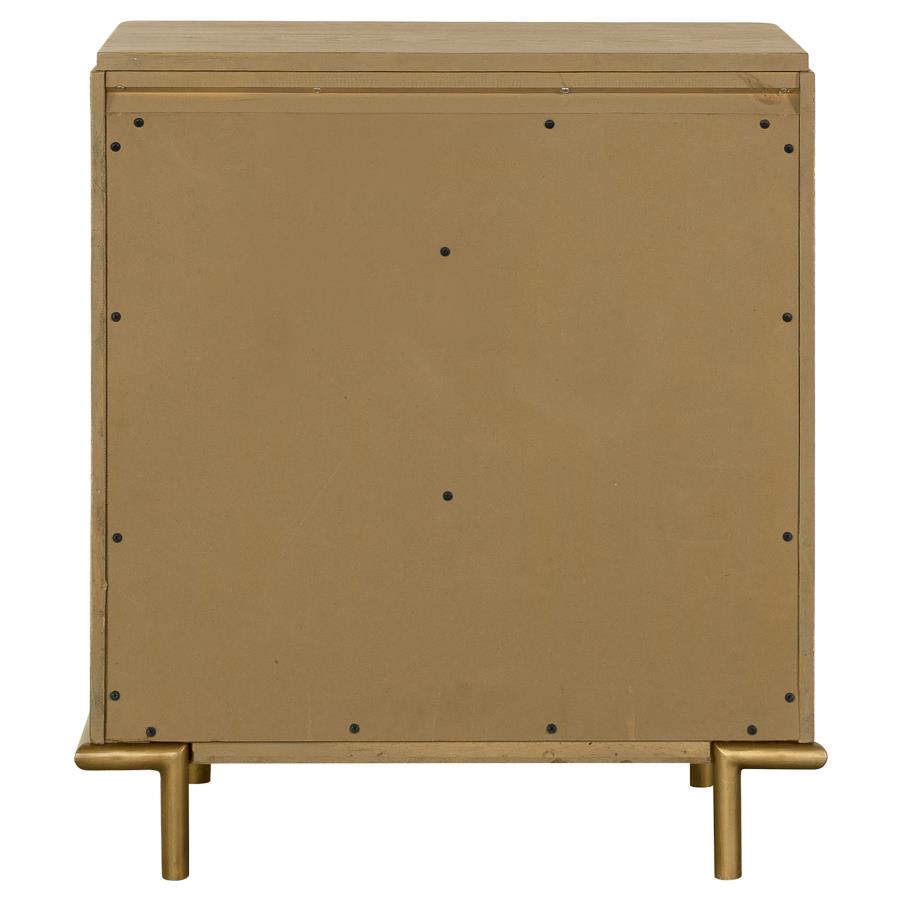 Arini 3-Drawer Nightstand With Dual Usb Ports Sand Wash