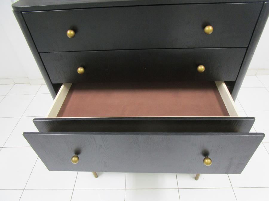 Arini 5-drawer Bedroom Chest Black