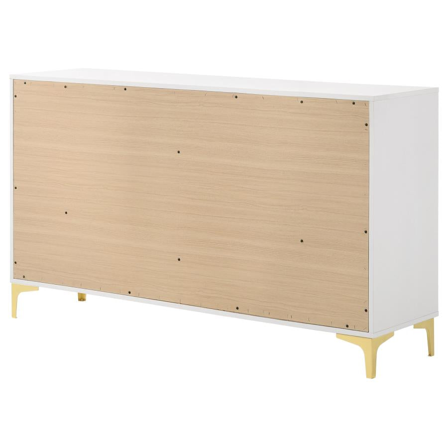Kendall 6-Drawer Dresser White