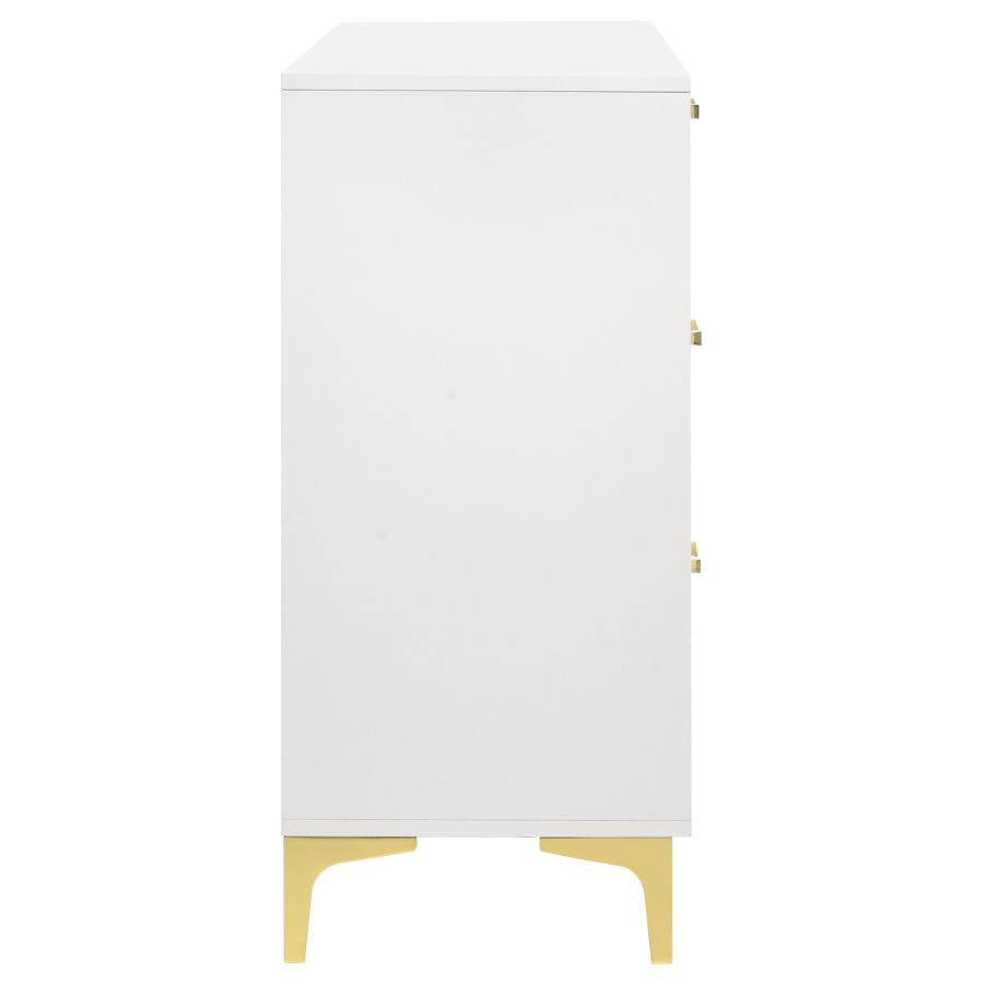 Kendall 6-Drawer Dresser White