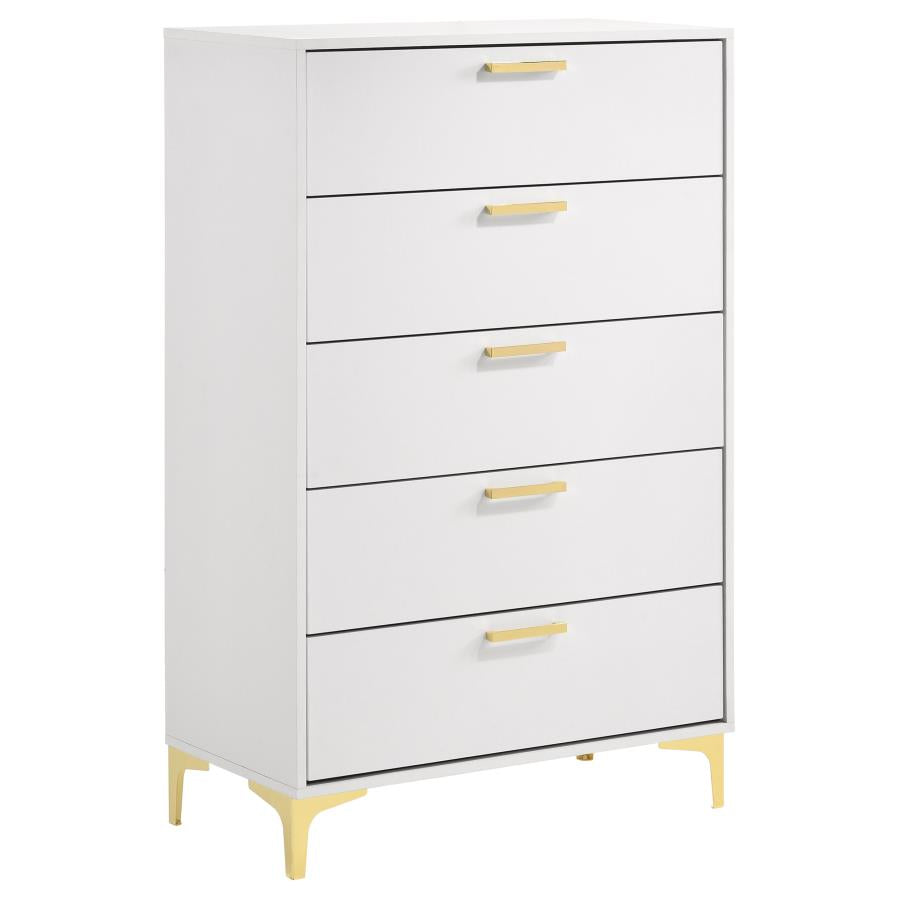 Kendall 5-Drawer Chest White