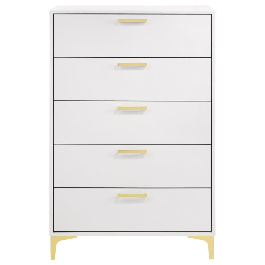 Kendall 5-Drawer Chest White