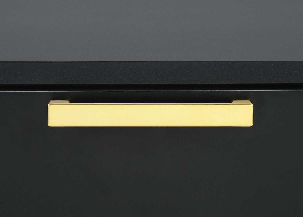 Kendall 5-Drawer Chest Black And Gold