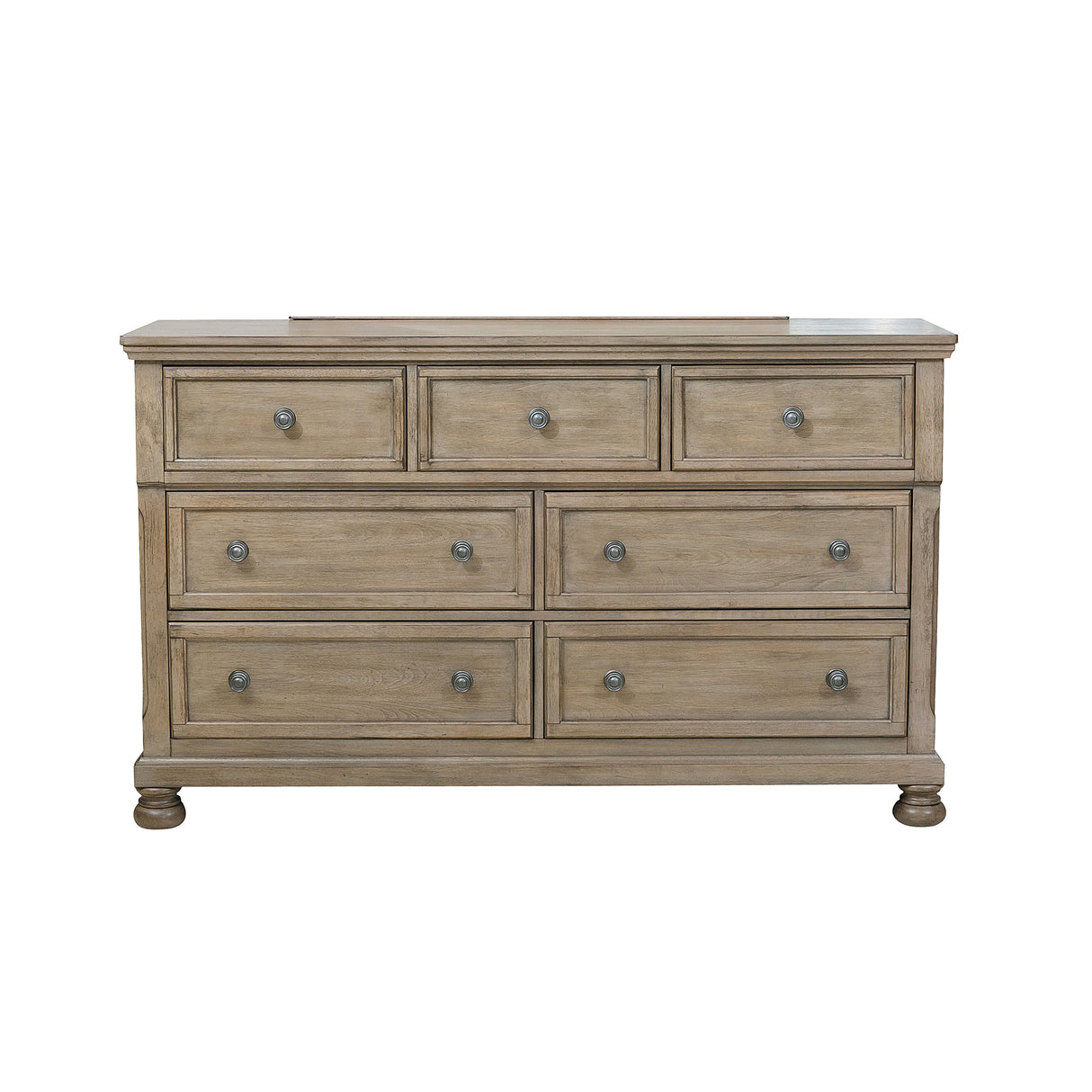Bethel Wire Brushed Gray Dresser