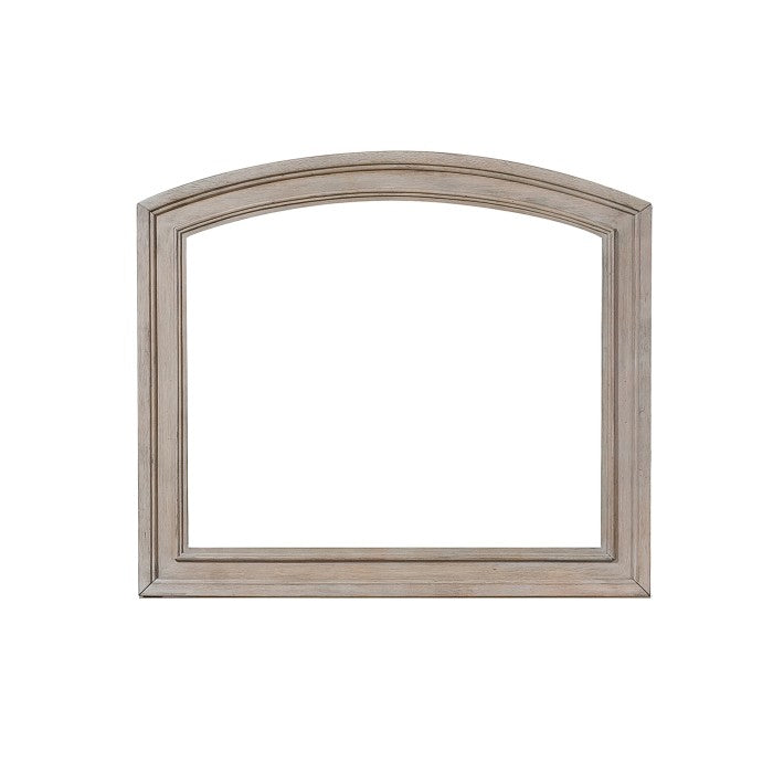 Bethel Wire Brushed Gray Mirror (Mirror Only)