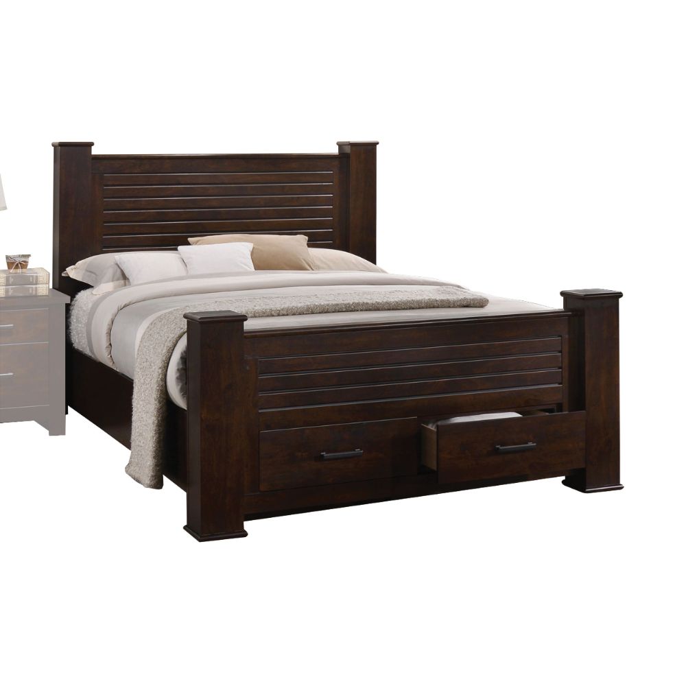 Panang Mahogany Finish Eastern King Bed