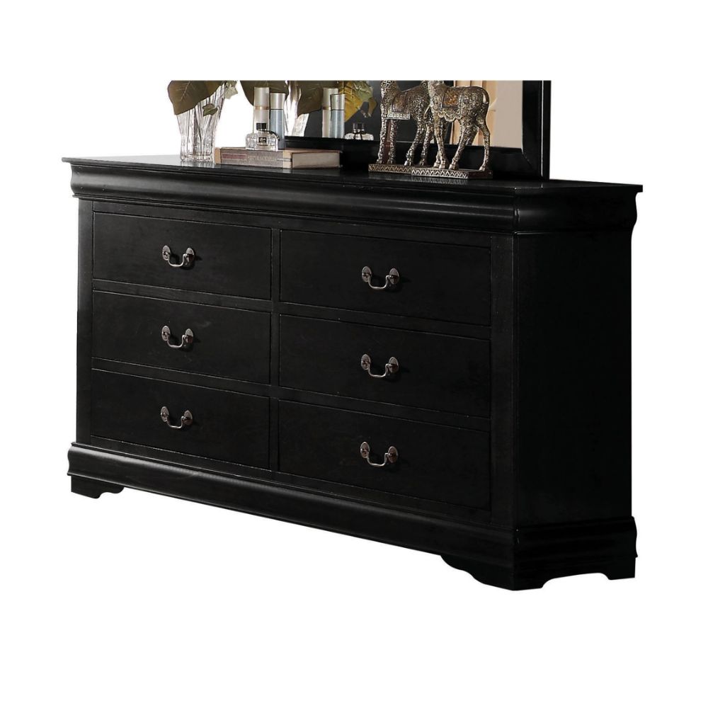 Louis Black Finish Philippe Dresser