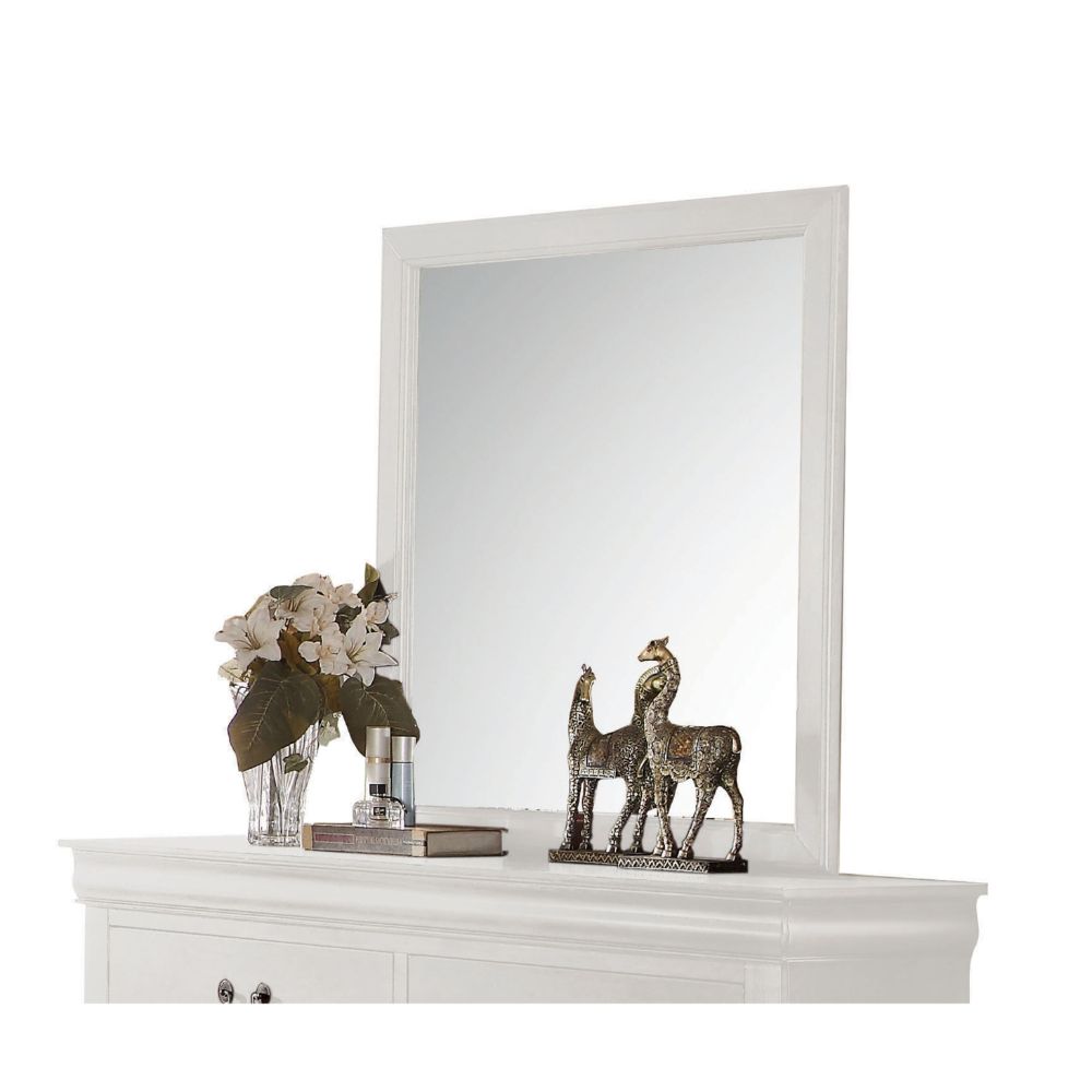 Louis White Finish Philippe Mirror