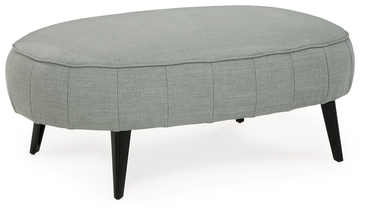Hollyann Gray Oversized Accent Ottoman