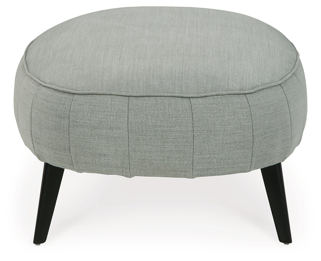 Hollyann Gray Oversized Accent Ottoman