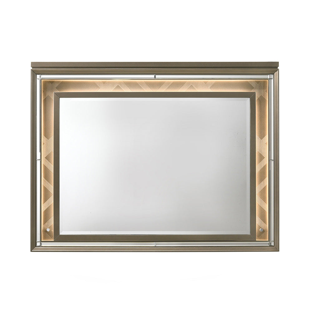 Skylar Dark Champagne Finish Mirror