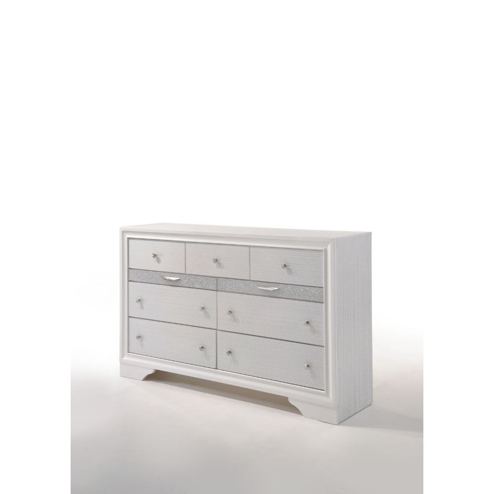 Naima White Finish Dresser