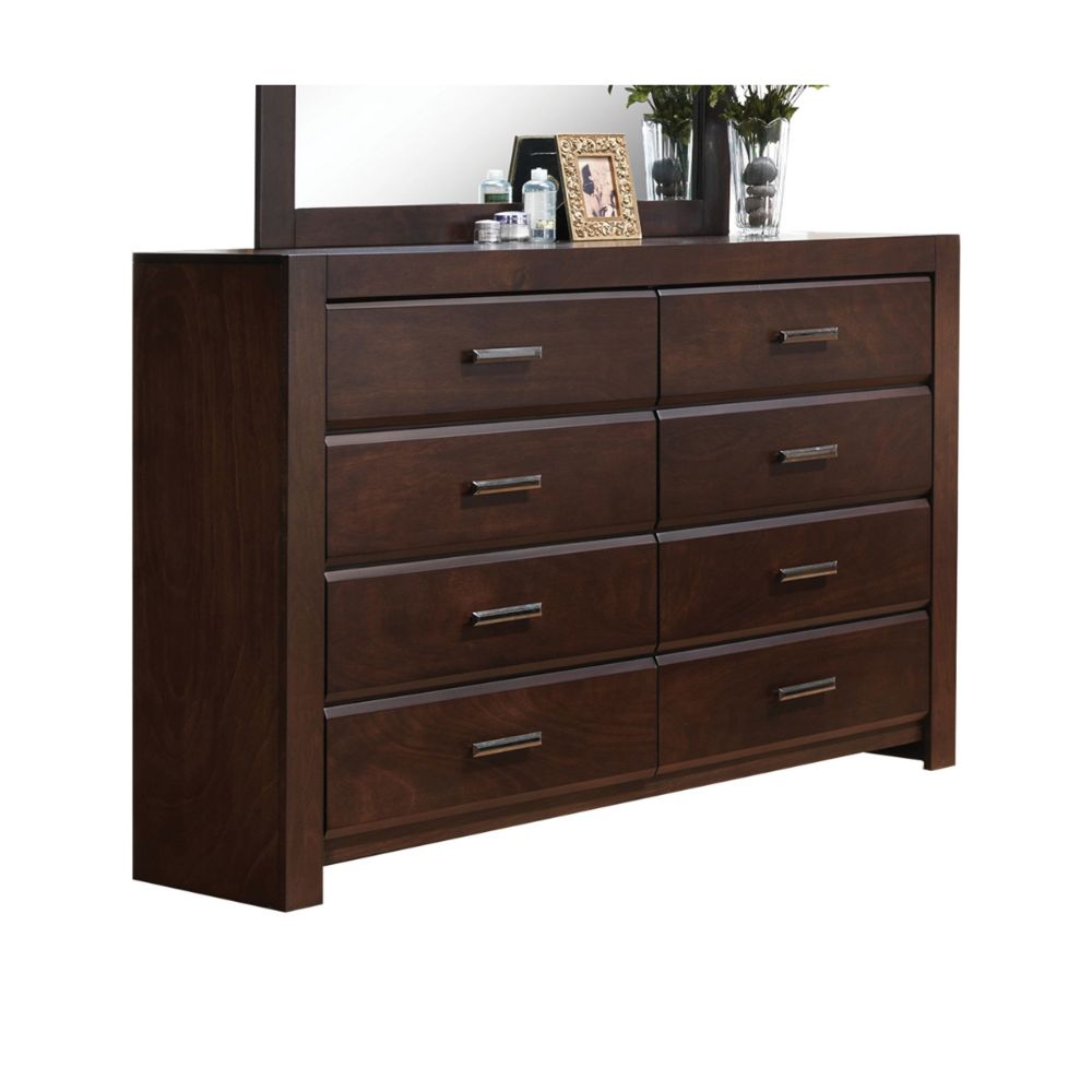 Oberreit Walnut Finish Dresser