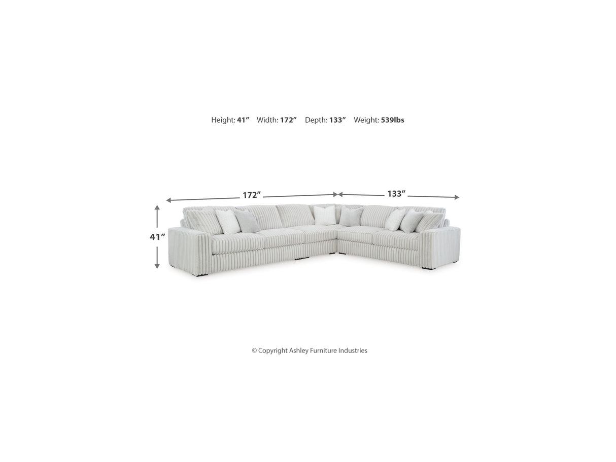 Stupendous Alloy 4-Piece Sectional