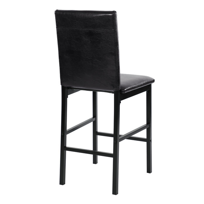 Tempe Brown/Black Counter Chair, Set of 4