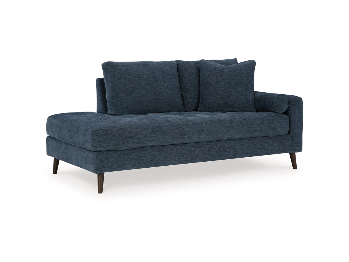 Bixler Navy Sofa And Right-Arm Facing Chaise