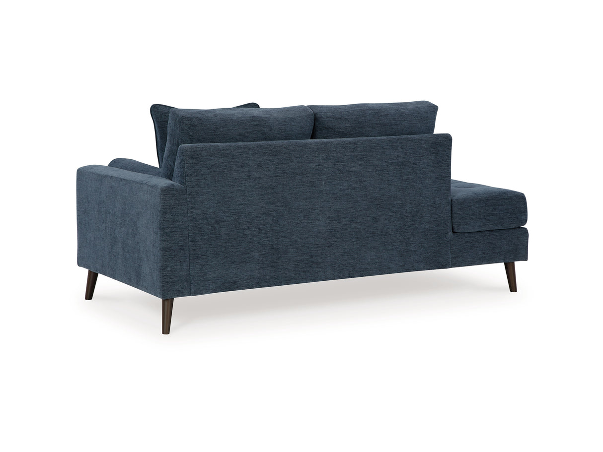 Bixler Navy Sofa And Right-Arm Facing Chaise