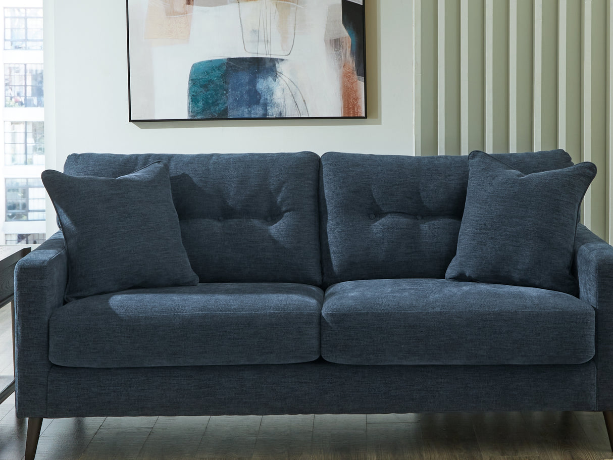 Bixler Navy Sofa And Right-Arm Facing Chaise