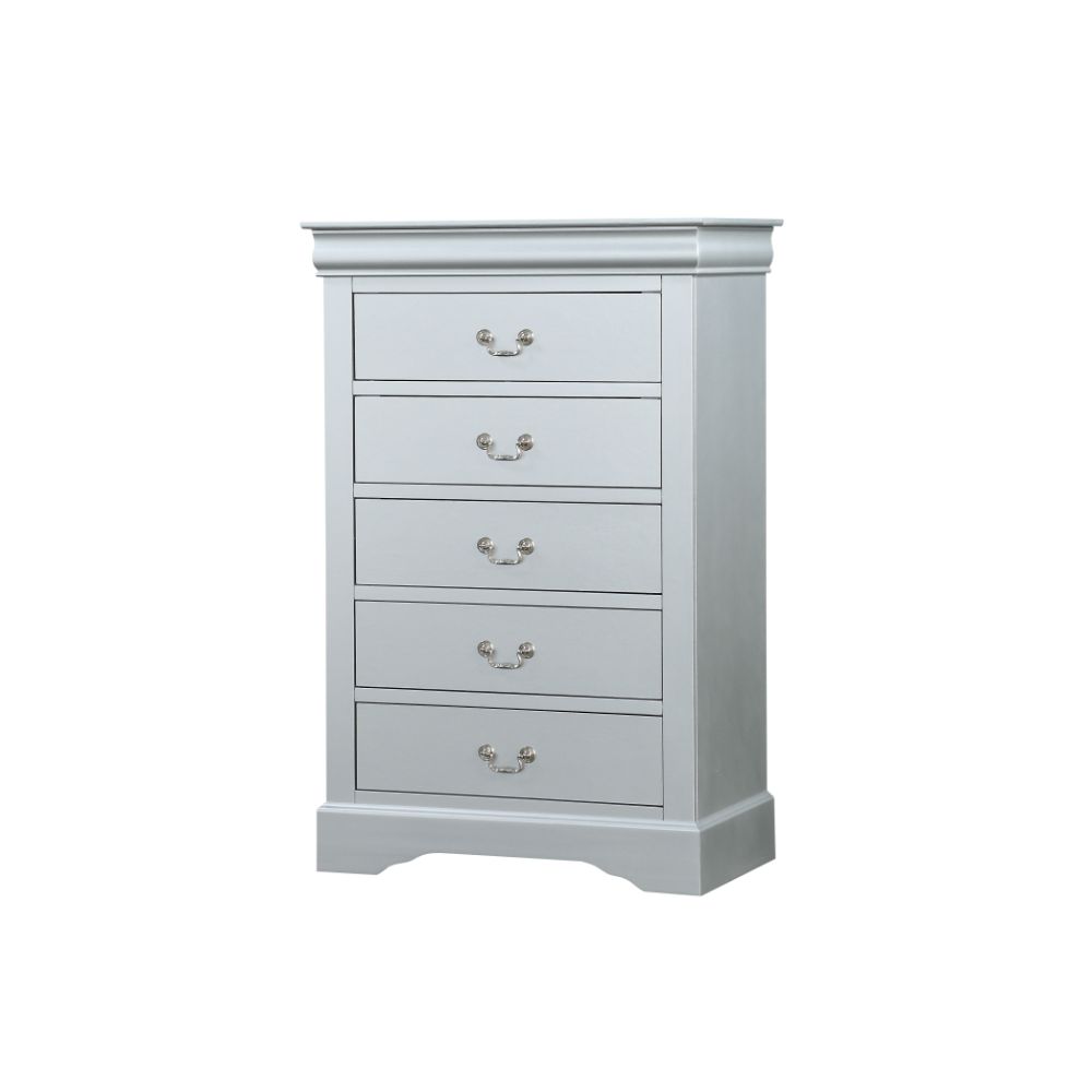Louis Platinum Finish Philippe Chest