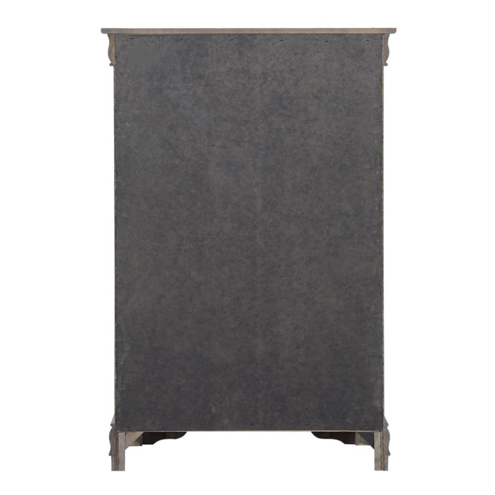 Louis Dark Gray Finish Philippe Chest