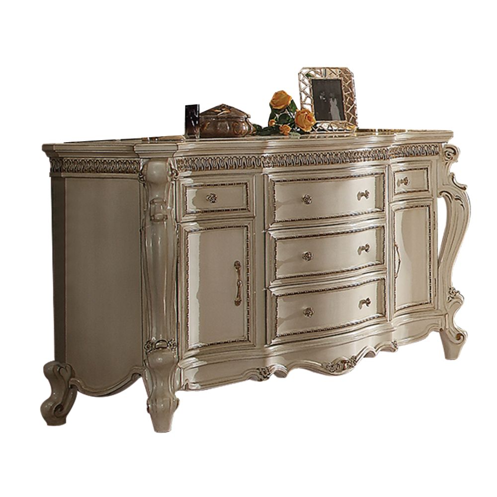 Picardy Antique Pearl Finish Dresser