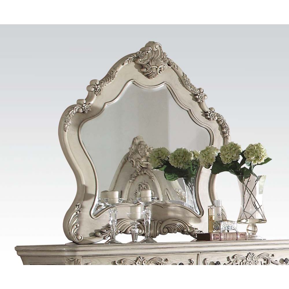Ragenardus Antique White Finish Mirror