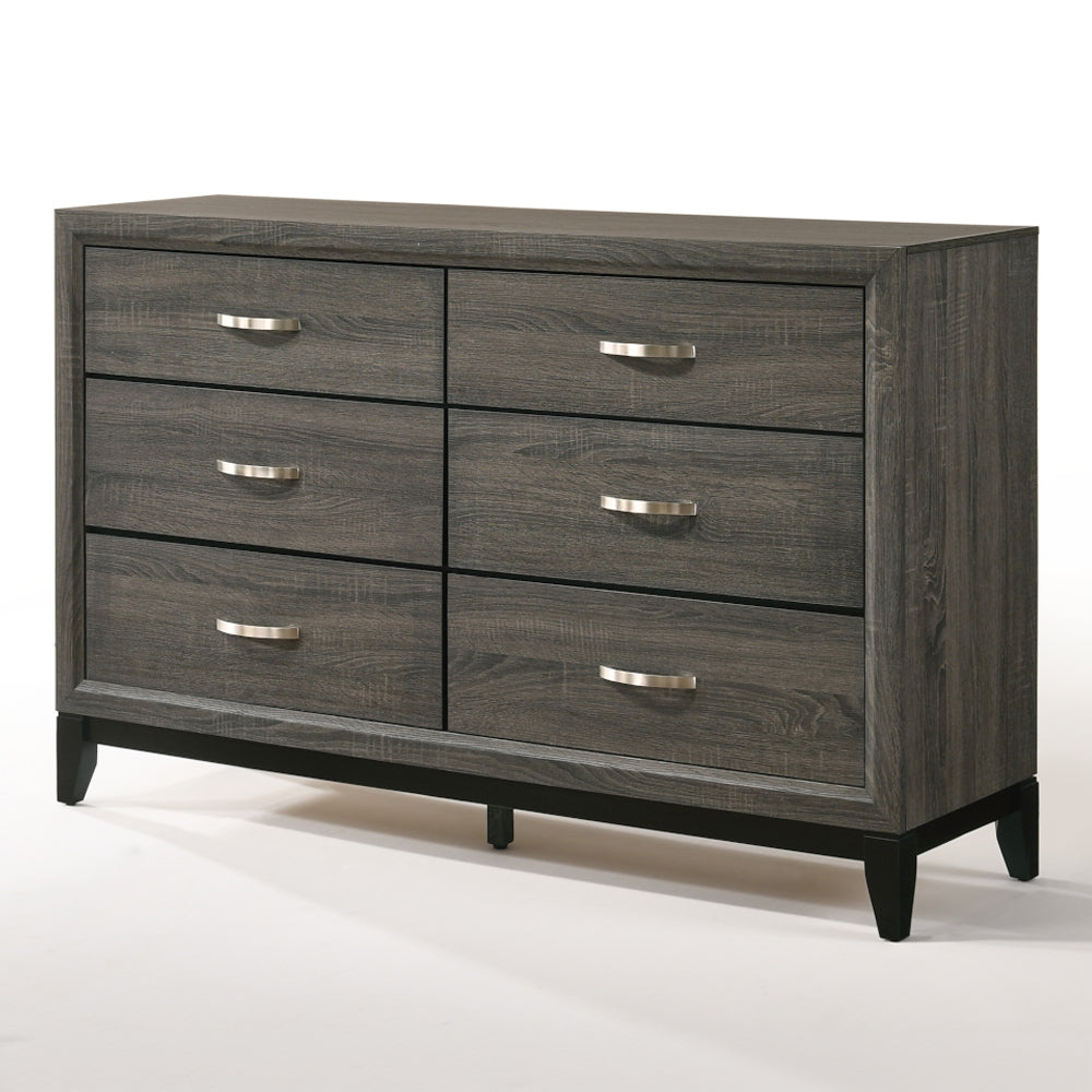 Valdemar Weathered Gray Finish Dresser