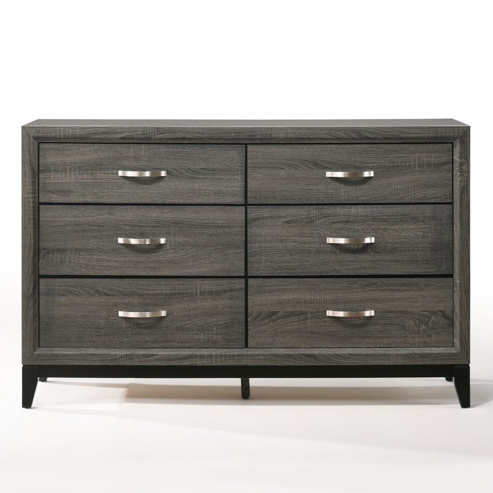 Valdemar Weathered Gray Finish Dresser