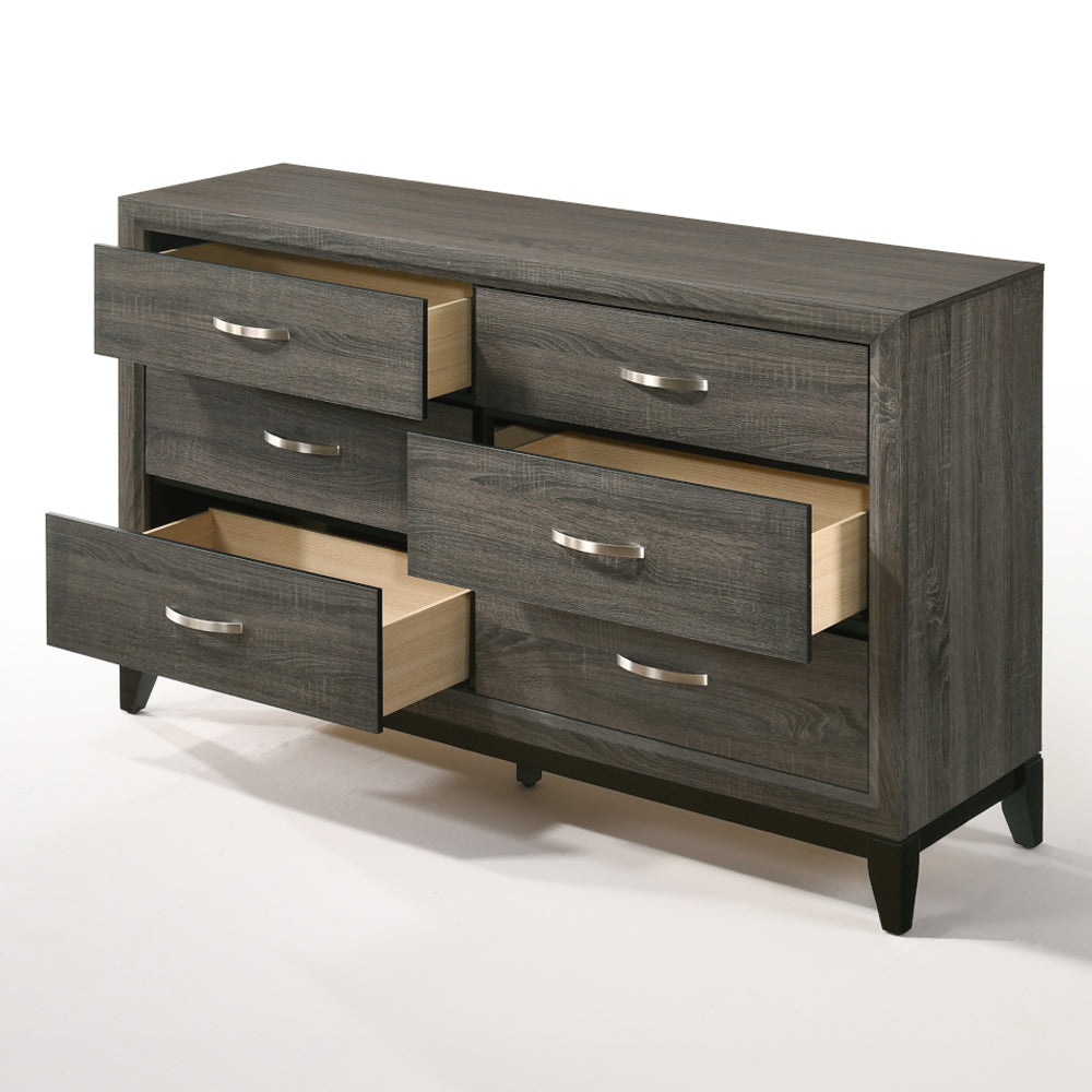 Valdemar Weathered Gray Finish Dresser