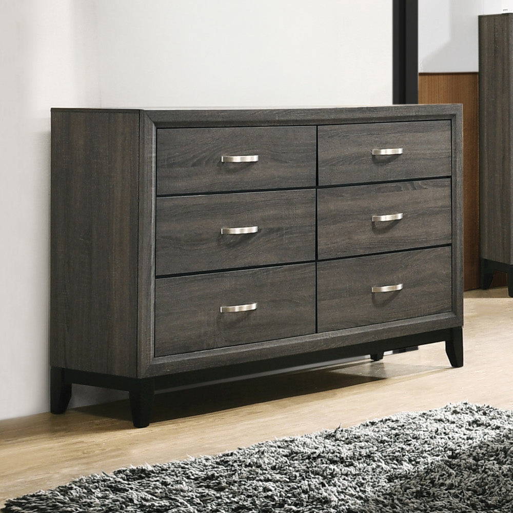 Valdemar Weathered Gray Finish Dresser