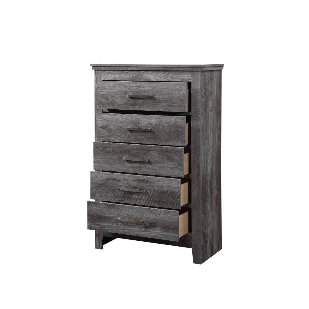 Vidalia Rustic Gray Oak Finish Chest