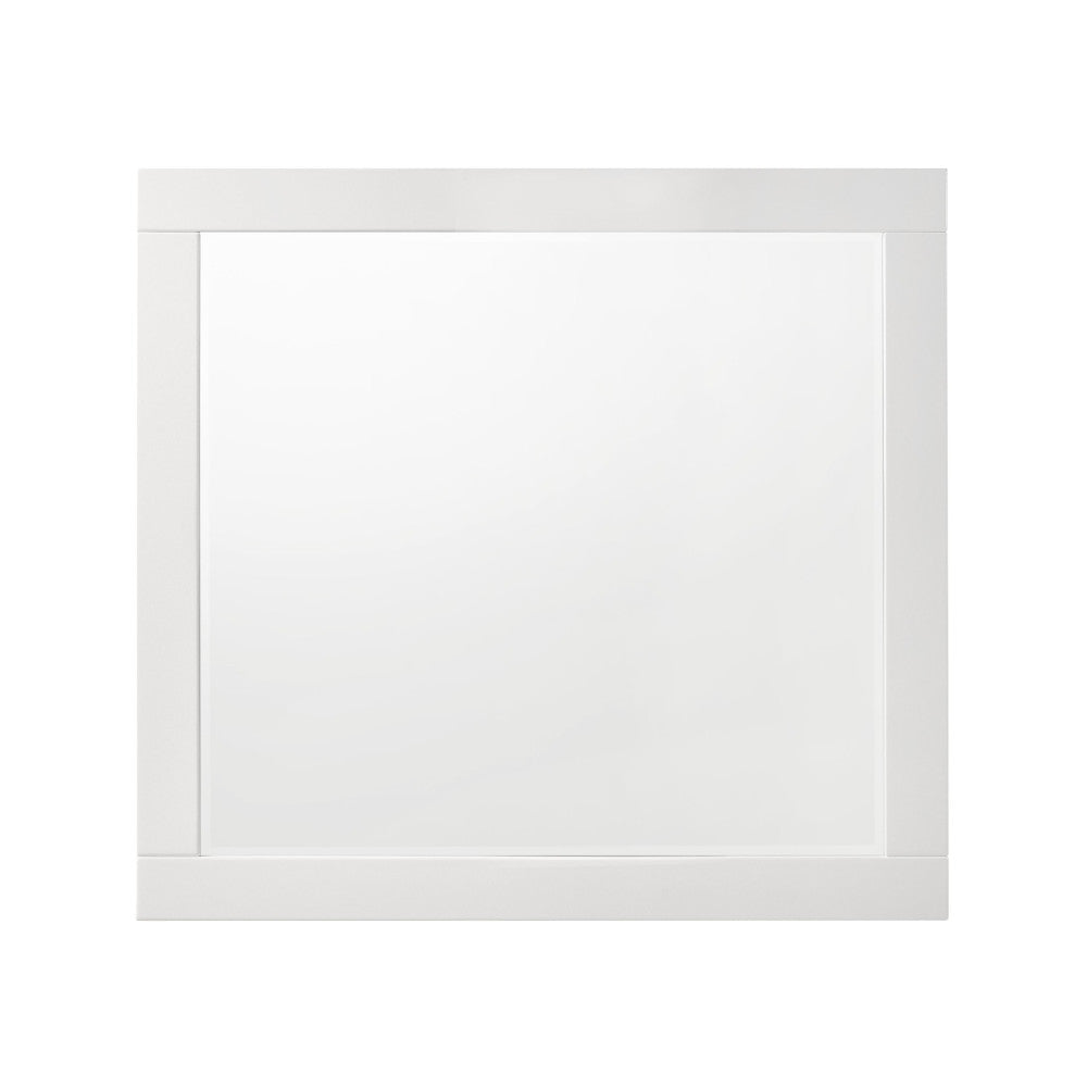 Chelsie White Finish Mirror