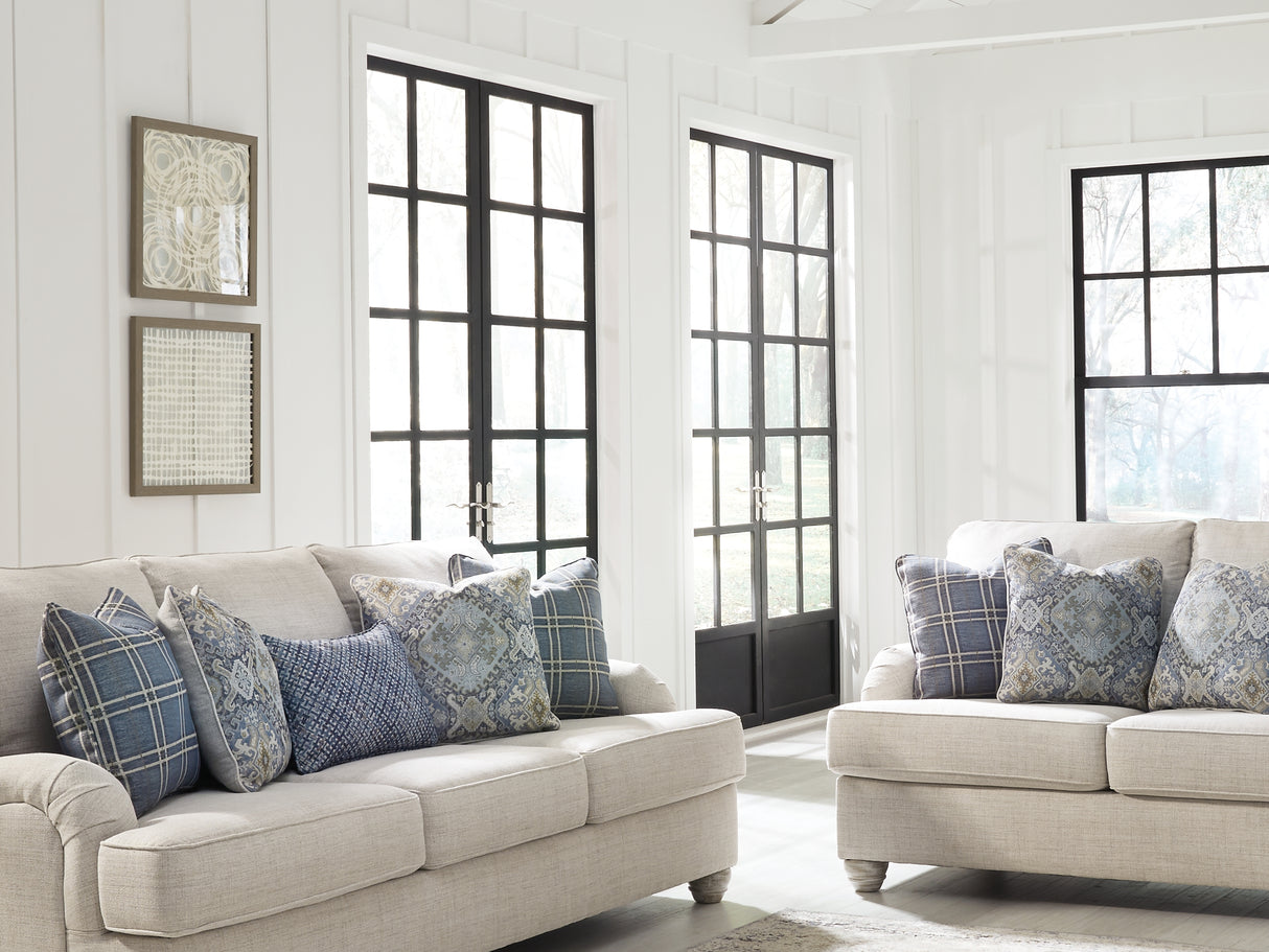 Traemore Linen Sofa And Loveseat