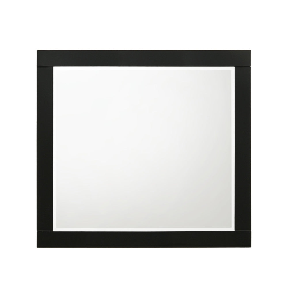 Chelsie Black Finish Mirror