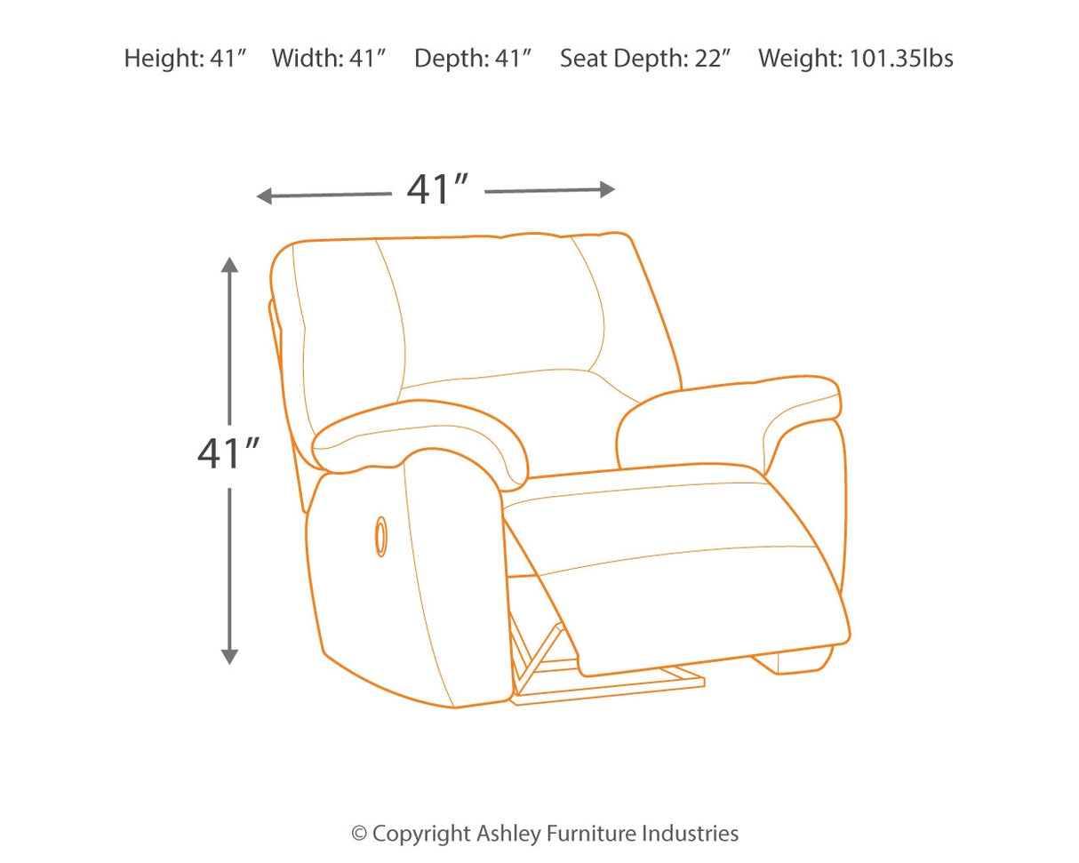 Tambo Pewter Recliner