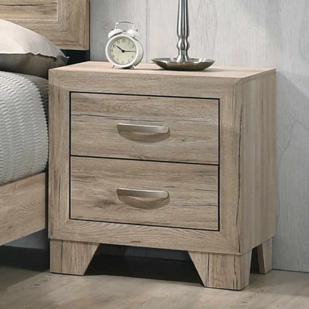 Miquell Natural Finish Nightstand