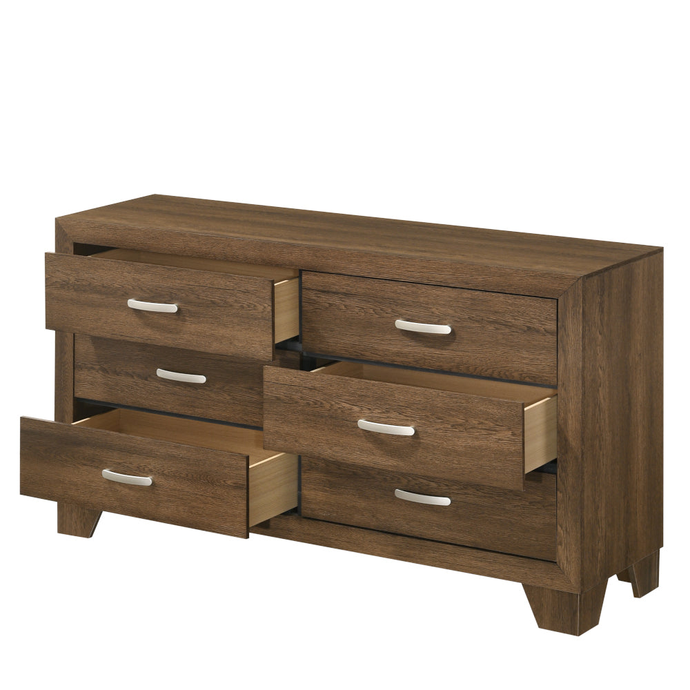 Miquell Oak Finish Dresser