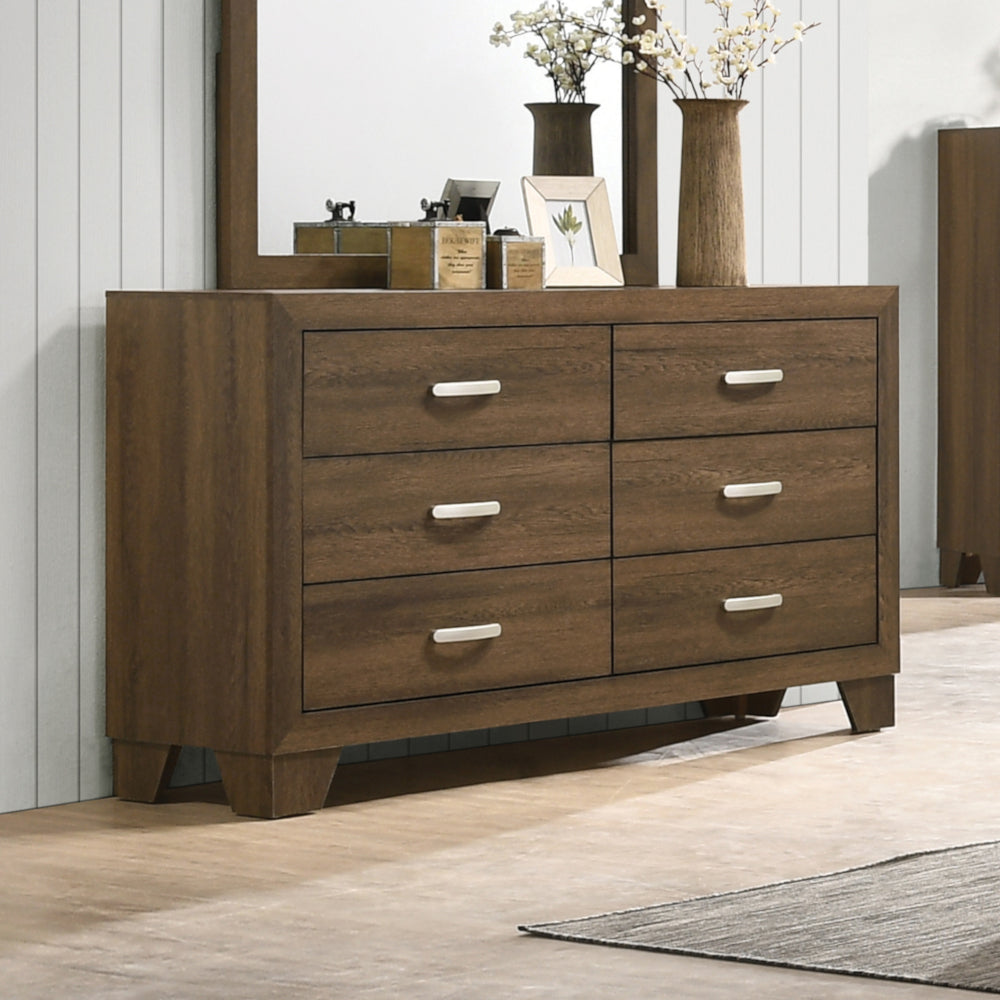Miquell Oak Finish Dresser
