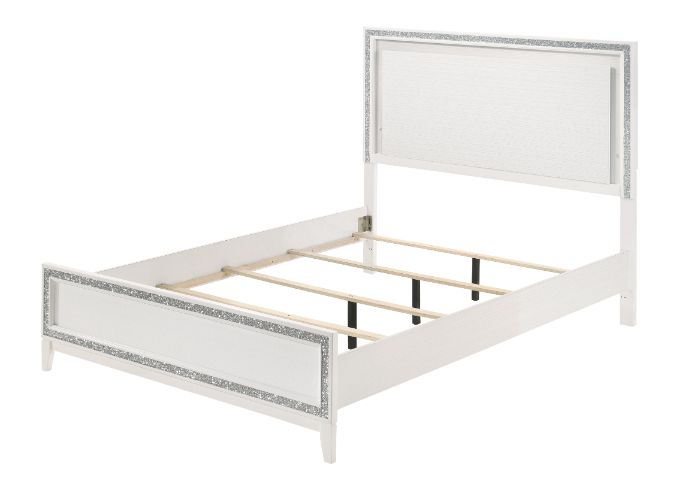 Haiden White Finish Queen Bed