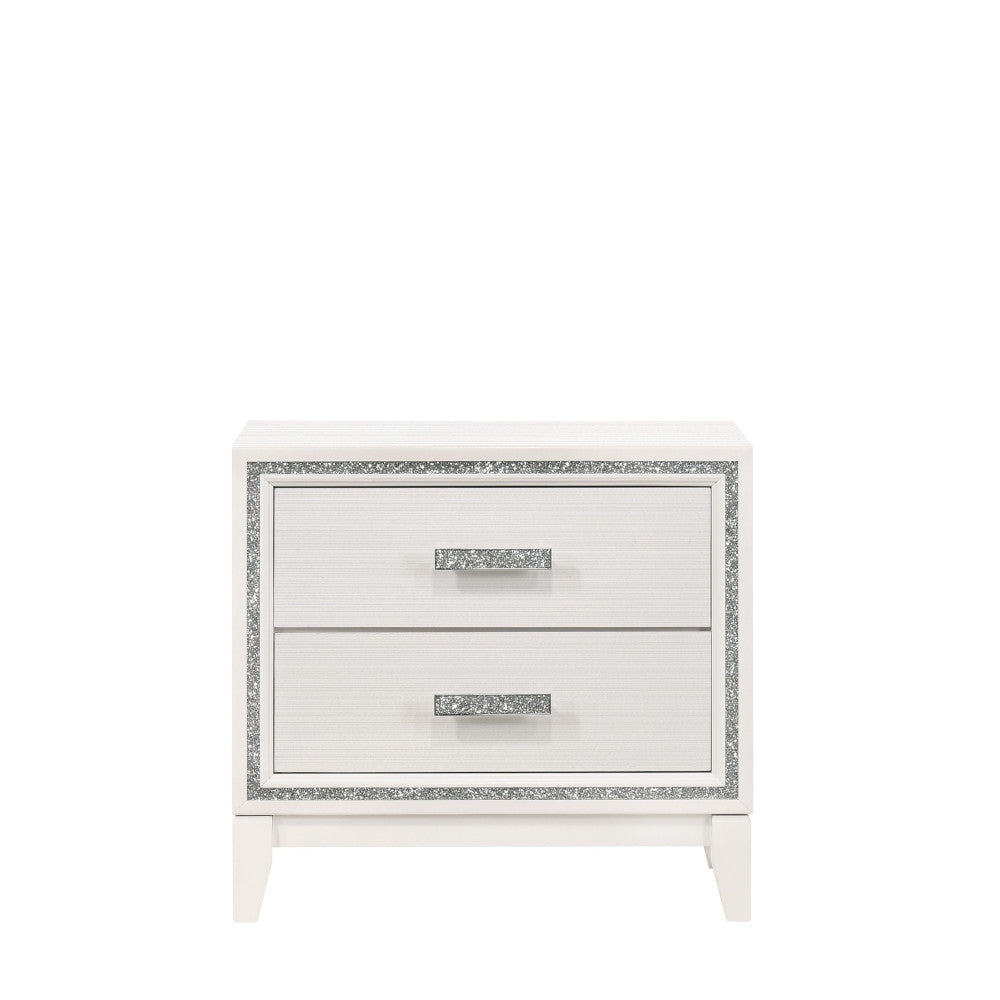 Haiden White Finish Nightstand