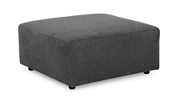 Edenfield Charcoal Oversized Accent Ottoman
