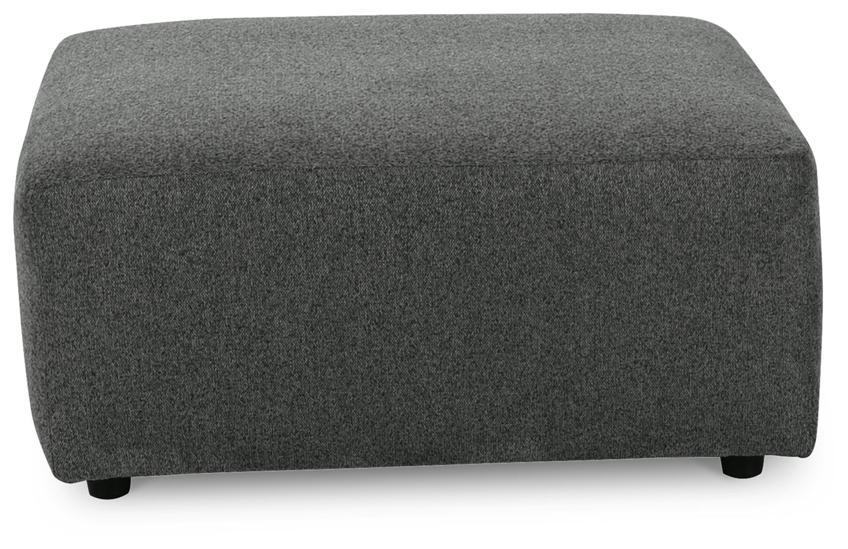 Edenfield Charcoal Oversized Accent Ottoman