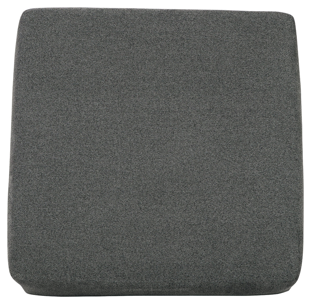 Edenfield Charcoal Oversized Accent Ottoman