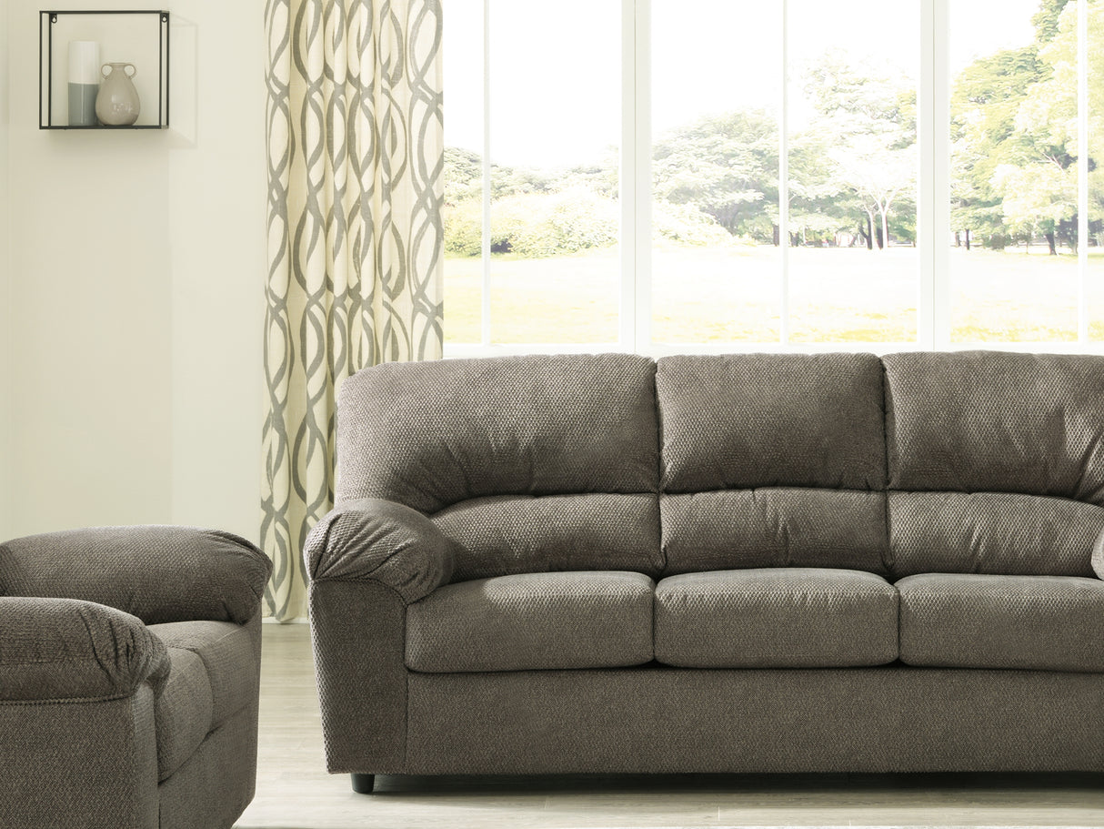 Norlou Flannel Sofa, Loveseat And Recliner
