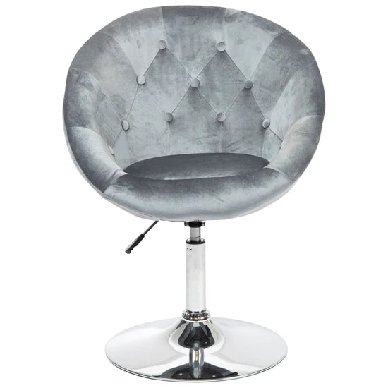 Antoinette Round Tufted Vanity Chair