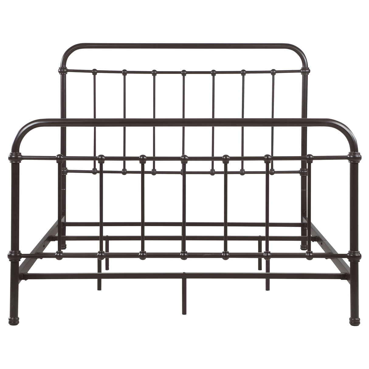 Livingston Eastern King Panel Metal Bed Dark Bronze