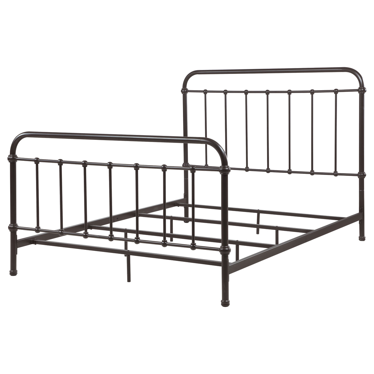 Livingston Queen Panel Metal Bed Dark Bronze